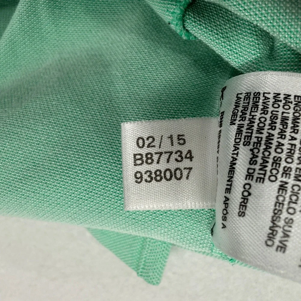 Adidas Polo Shirt‎ Mens Large Green ClimaCool Golf Short Sleeve Stretch B87734